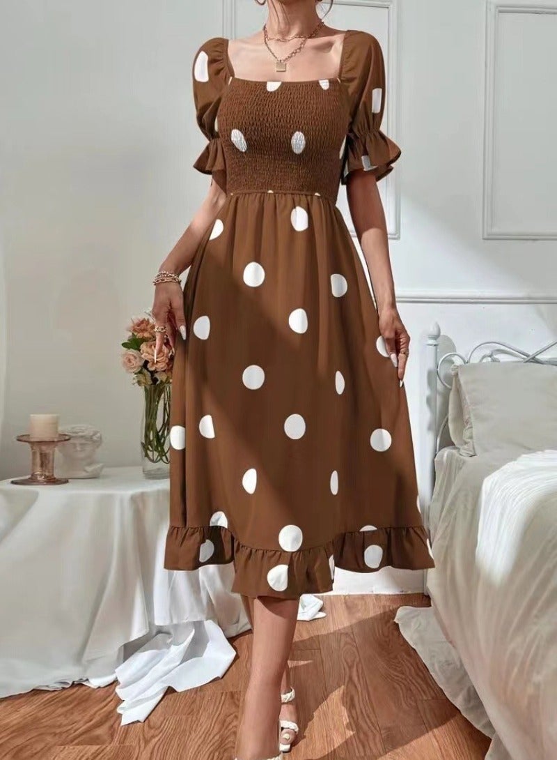 YUNIQEE Polka Dot Midi Dress  - Image 5