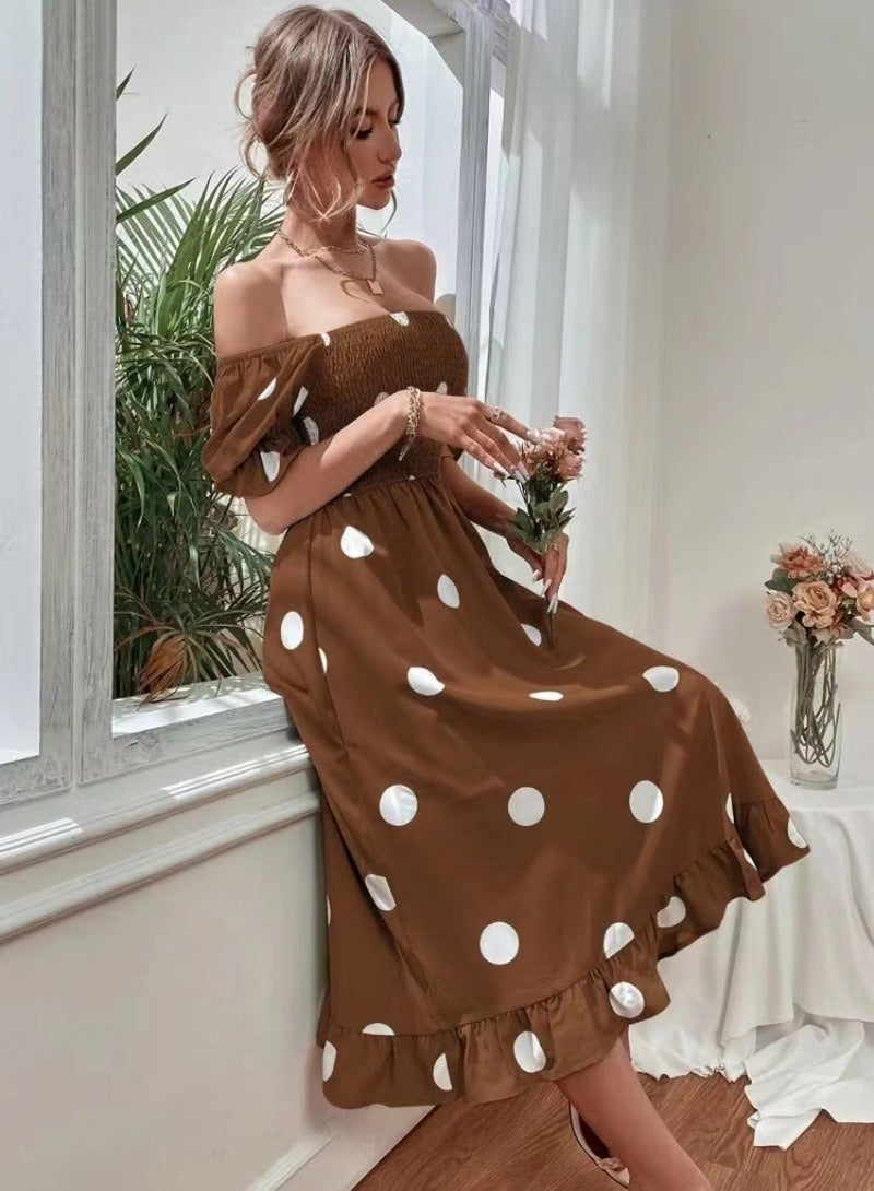 YUNIQEE Polka Dot Midi Dress  - Image 4
