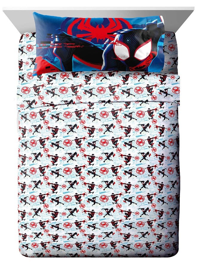Jay Franco Marvel Spiderman Across The Spider-Verse Glitch 5 Piece Twin Size Bed Set - Includes Comforter & Sheet Set Bedding - Super Soft Fade Resistant Microfiber (Official Product) - Image 3
