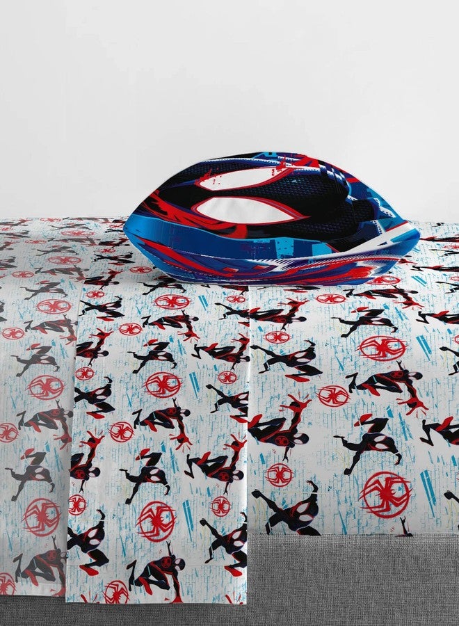 Jay Franco Marvel Spiderman Across The Spider-Verse Glitch 5 Piece Twin Size Bed Set - Includes Comforter & Sheet Set Bedding - Super Soft Fade Resistant Microfiber (Official Product) - Image 4