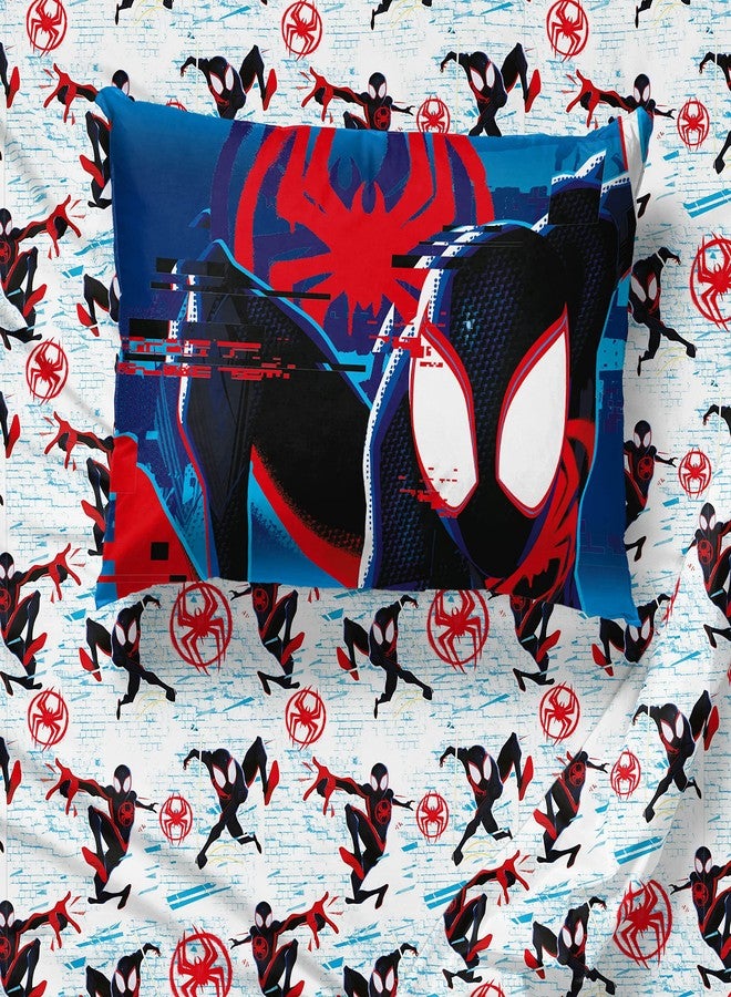 Jay Franco Marvel Spiderman Across The Spider-Verse Glitch 5 Piece Twin Size Bed Set - Includes Comforter & Sheet Set Bedding - Super Soft Fade Resistant Microfiber (Official Product) - Image 5