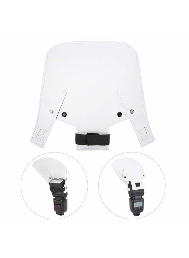 Fydun Universal Soft Mini Flash Bounce Diffuser Softbox Portable Universal Arc Shape Camera Flash Light Diffuser Reflector Speedlite Softbox - Image 1