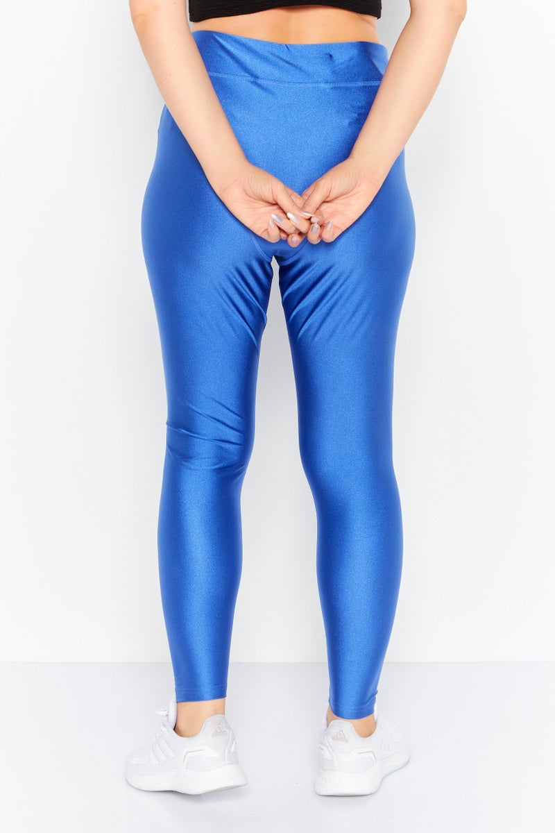 PUMA Women Sportswear Fit Training Leggings, Blue - Image 4