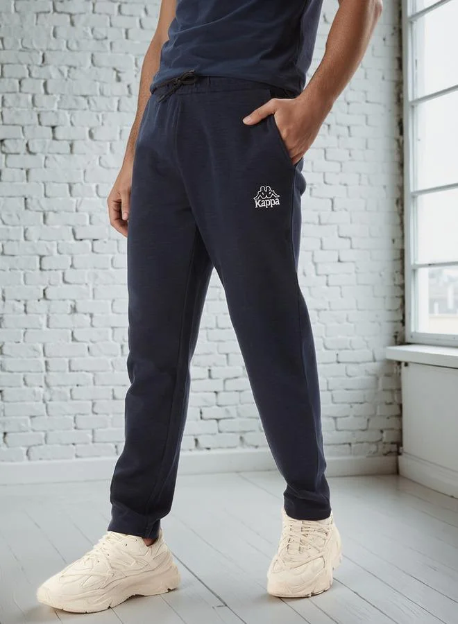 Kappa Relaxed Fit Pants with Drawstring Closure & Pocket Detail