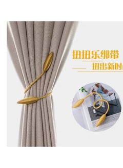 Generic Spiral curtain holder, gold color 2 pieces  - Image 5