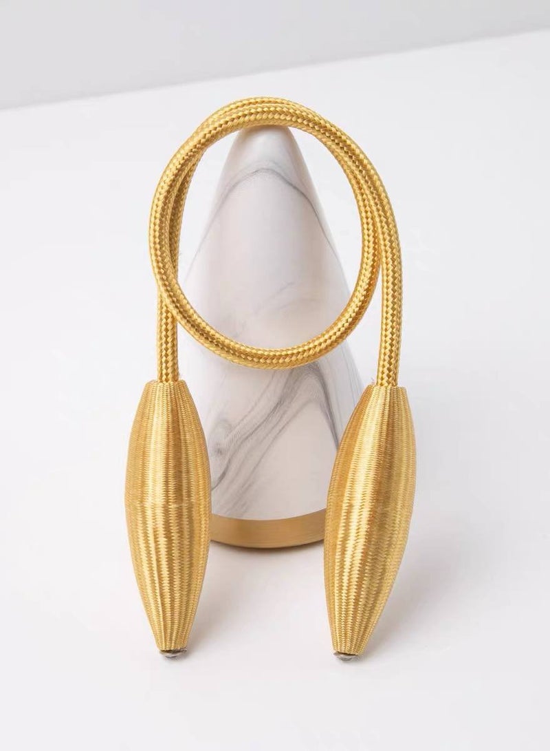 Spiral curtain holder, gold color 2 pieces  - Image 3