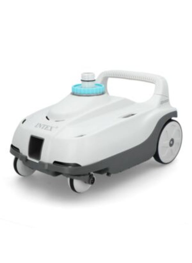 INTEX Intex ZX100 Pressure-Side Above Ground Durable Automatic Pool Cleaner White and Grey - Image 1