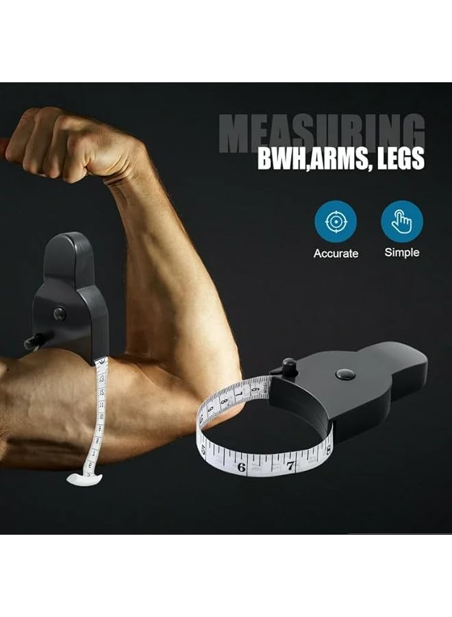 promass Body Measuring Tape, 60 Inch Soft Tape Measure Retractable Double Sided Ruler Tape for Body Sewing Tailor Measurements, 2 Pack - Image 5