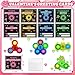 spring flower SpringFlower Valentines Day Gifts Cards for Kids 24 Pack Valentines Cards with Light Up Rings Fidget Spinner Toys for Valentines Party Favors Valentines Day Gifts Exchange for School for Kids - Image 4