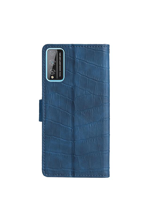 The Bros Phone Case For Honor Play 4T Pro Skin Feel Crocodile Texture Magnetic Clasp PU Leather Phone Phone Case - Image 3