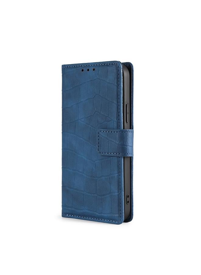 The Bros Phone Case For Honor Play 4T Pro Skin Feel Crocodile Texture Magnetic Clasp PU Leather Phone Phone Case - Image 2