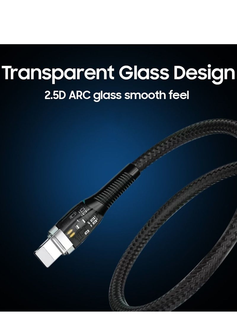 Trands - Trands Glassy Series Lightning USB Cable - Image 1