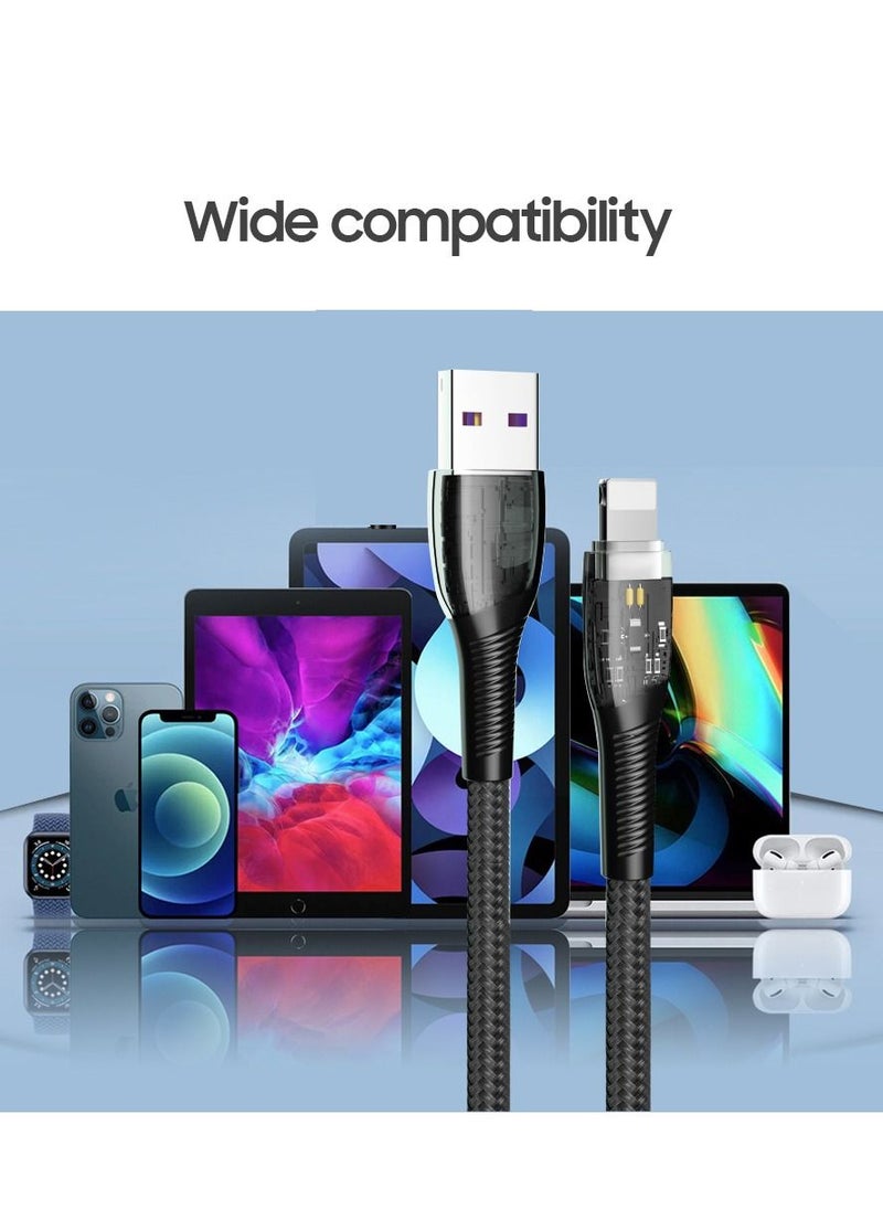 Trands - Trands Glassy Series Lightning USB Cable - Image 1