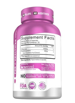Herbtonics Fast Acting Urinary Tract Cleanse Treatment | Formula UTI with 36 mg PAC | Medical-Grade Cranberry Supplement for Urinary Tract Support 60 Count  - Image 2