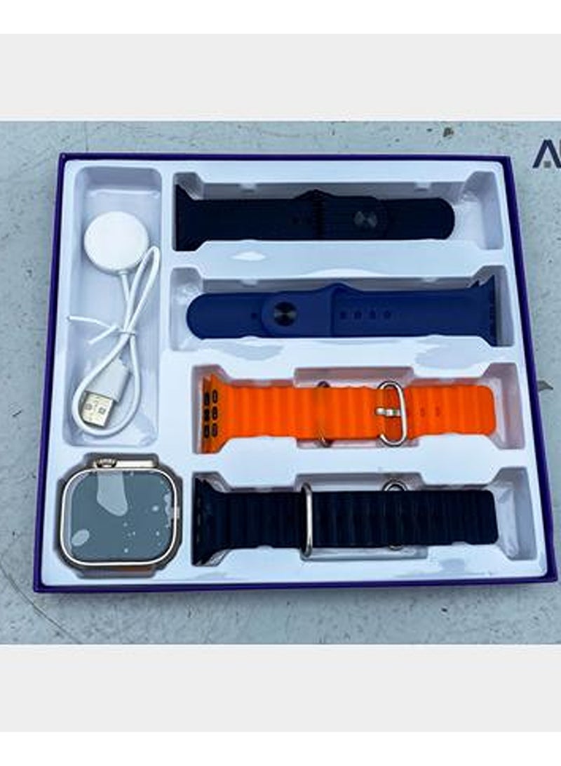 H and M HM31-Ultra2 Smart Watch With Music Control Measures Heart Rate Blood Pressure And Full Touch Screen For Men And Women - Image 1