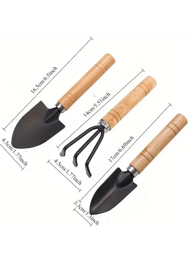 3 Pcs Mini Garden Trowels Shovel Color Durable Metal Planting Tools Ergonomic Handle - Image 3