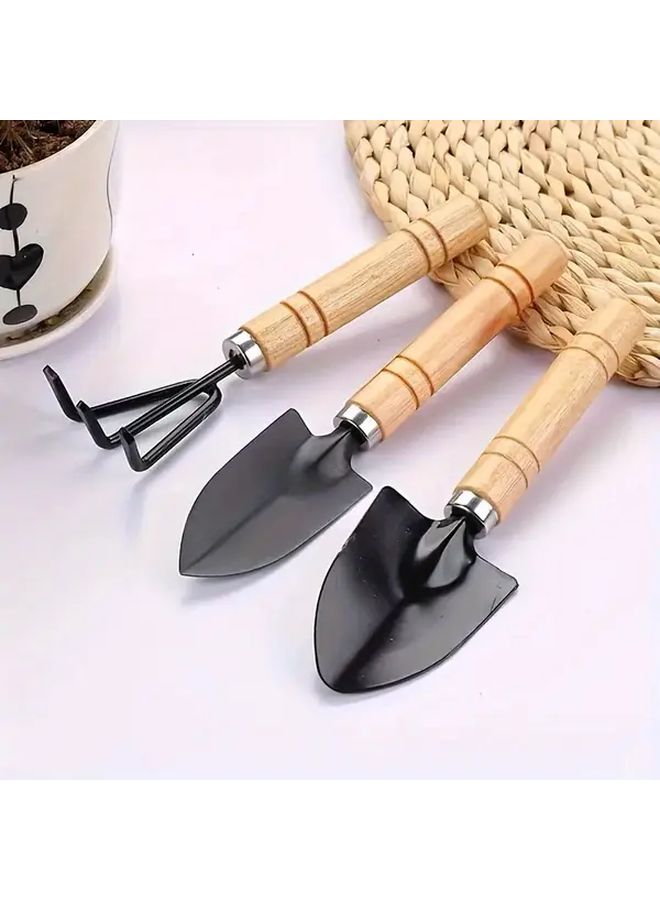 3 Pcs Mini Garden Trowels Shovel Color Durable Metal Planting Tools Ergonomic Handle - Image 2