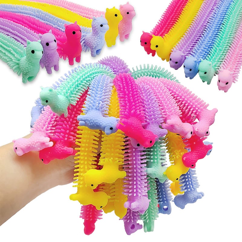 Juuxncgv 18Pack Stretchy Fidget ToyUpgraded Sensory StringColorful Stretchy Strings Fidget Toy for KidsAdultsAutismStress ReliefStrengthen ArmsBuild ResistanceCalm and Relax Present - Image 2