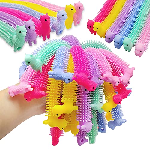 Juuxncgv 18Pack Stretchy Fidget ToyUpgraded Sensory StringColorful Stretchy Strings Fidget Toy for KidsAdultsAutismStress ReliefStrengthen ArmsBuild ResistanceCalm and Relax Present - Image 1