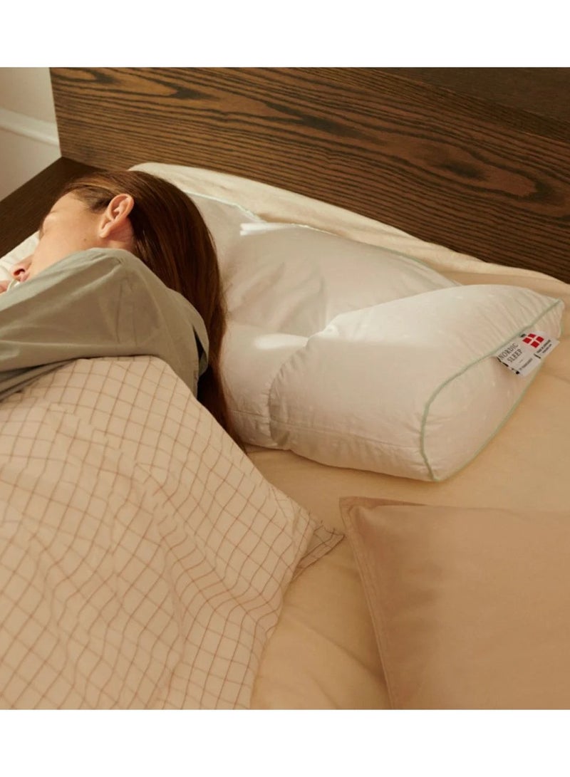 NORDIC SLEEP وسادة تقويم العمود الفقري من فوسفلايكس مقاس كبير: 34 × 58 × 13.5 سم - WS TC233  - Image 5