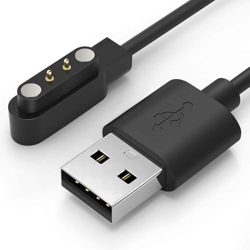 CERLINK Smartwatch USB All Type Charging Cable for Noise ColorFit Pro 4 / Pro 4 Alpha/Pro 4 Max/Pulse 2 Max/ColorFit Pulse/Pulse Grand/Pulse 3 / ColorFit Ultra/Ultra 3 / Pulse Go Buzz - Image 1