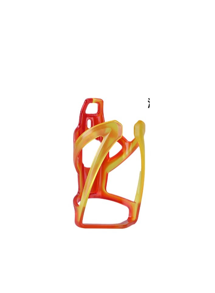 gogolove Durable Bike Water Bottle Holder Ultra-Light with Screws Tool, Universal Cup Holder Rack for MTB Road( Red and Yellow) - Image 2