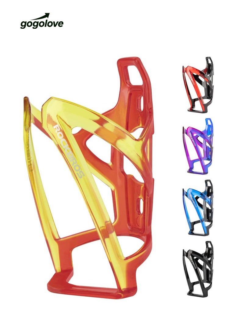 gogolove Durable Bike Water Bottle Holder Ultra-Light with Screws Tool, Universal Cup Holder Rack for MTB Road( Red and Yellow) - Image 1