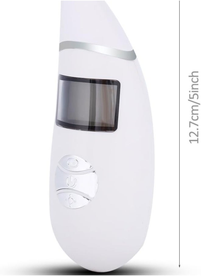 silvercnc Digital Skin Analyzer, Portable Rechargeable Skin Moisture/Oil Mointor Fluorescer Tester Moist Analyzer for Home, Beauty Salon SPA(White)  - Image 3