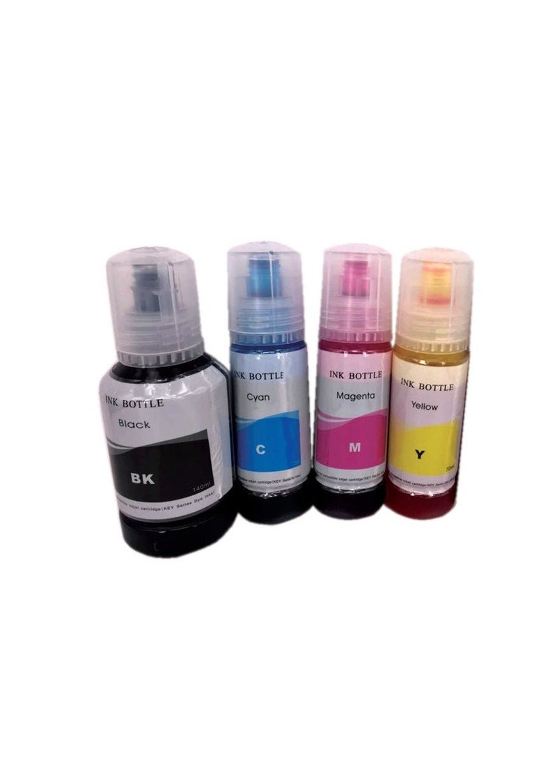 Office Maker 4-Piece Refill Ink Bottle For Epson 101-103 Multicolour - Image 2