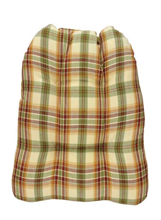 Park Designs Lemon Pepper Chair Pad - Image 1