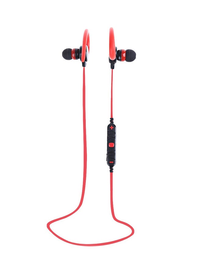 NIBEMINENT Bluetooth In-Ear Stereo Earphones Red/Black - Image 1