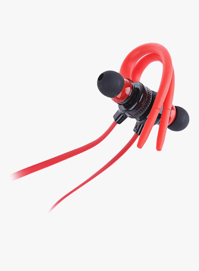NIBEMINENT Bluetooth In-Ear Stereo Earphones Red/Black - Image 3