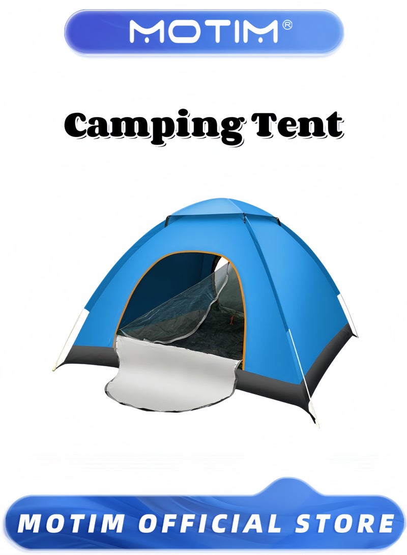 Motim Camping Tent for 2-3 People Automatic Pop-Up Beach Tent Portable Instant Tent with Carry Bag for Outdoor Camping - Image 1