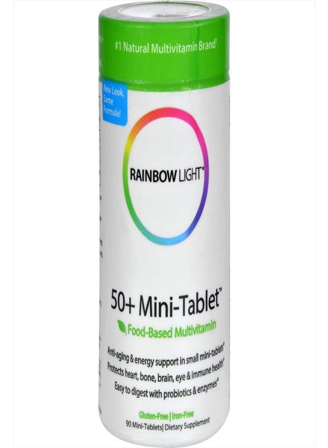 Rainbow Light Multivitamin 50+ Mini, 90 ct - Image 1