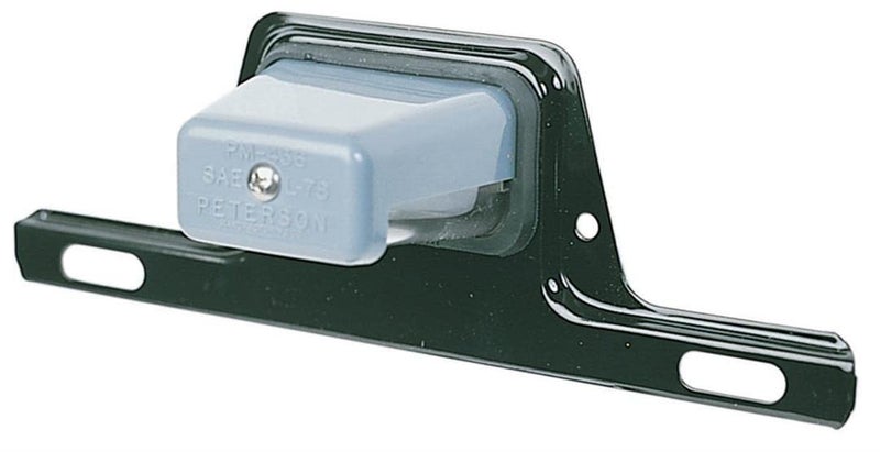 Peterson M436B Clear License Plate Light with Steel Bracket
