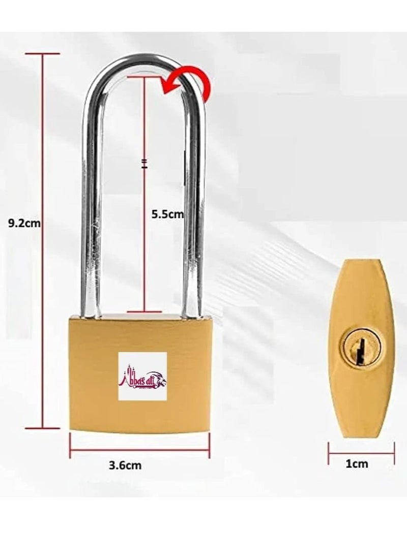 عباسلي قفل طويل مع مفاتيح - قفل أمان خارجي  - Image 2