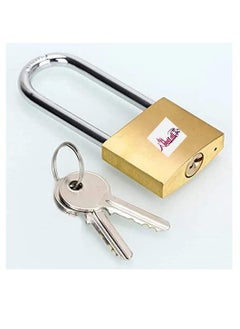 ABBASALI Long Shackle Padlock with Keys - Outdoor Security Padlock  - Image 3