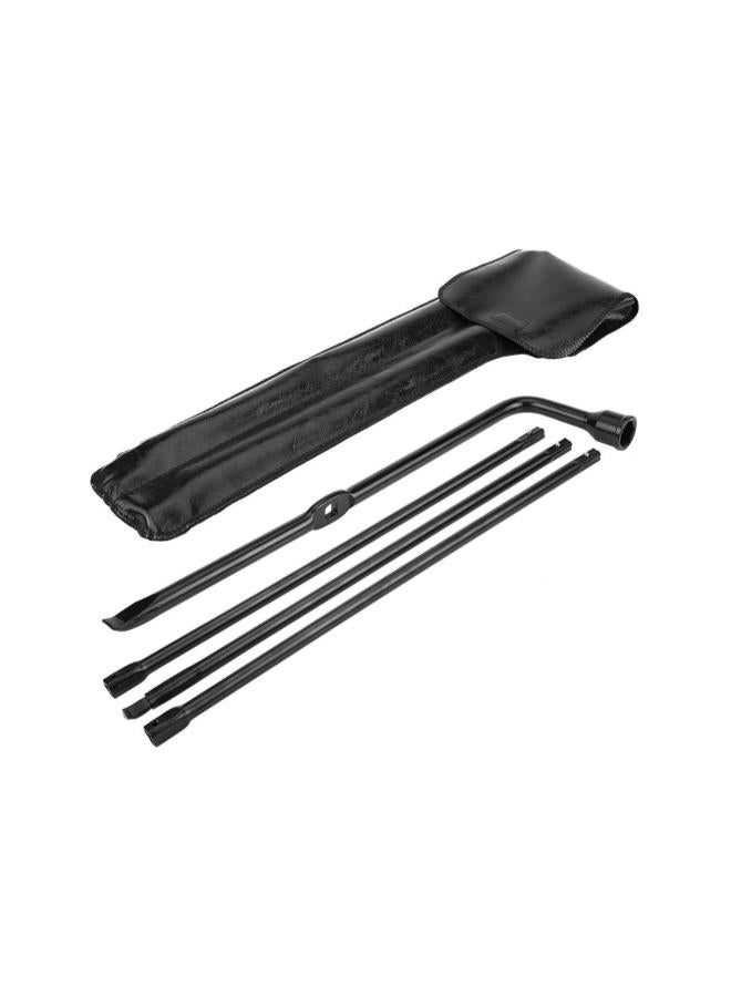 Spare Tire Tool Kit, Spare Tire Jack Handle Wheel Lug Wrench Super Duty Spare Tire Jack Lug Nut Wrench Handle Kit - Image 1