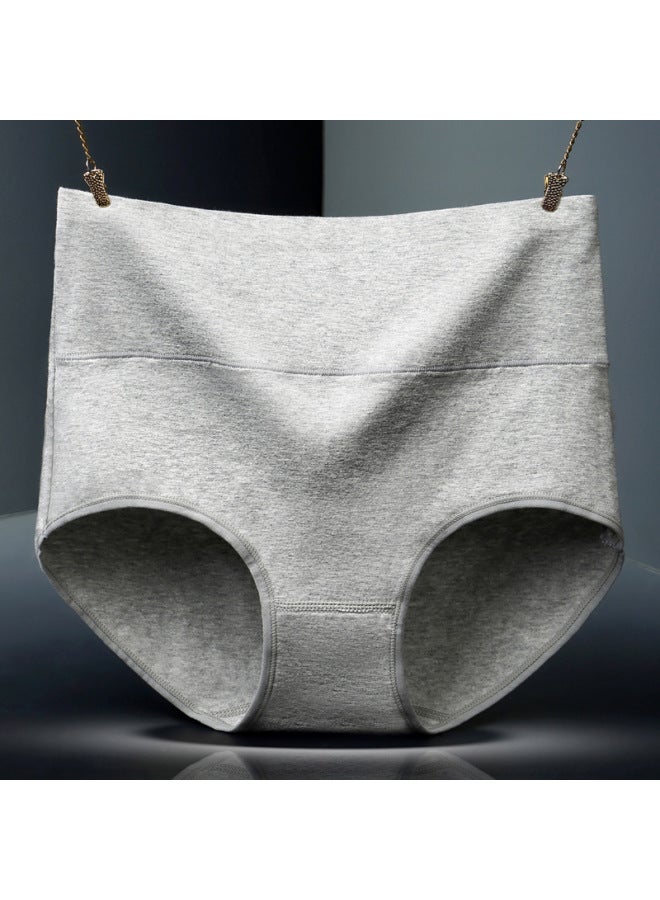 Plus Large Size Cotton Ladies Underwear Belly Hip High Waist Underwear Cotton High Waist Underwear - Image 3
