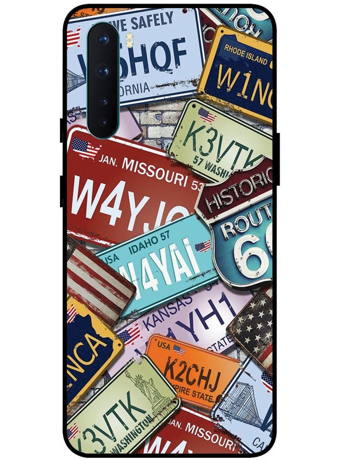 EYE CATCH Protective Case Cover For OnePlus Nord Smart Series Printed Protective Case Cover for OnePlus Nord Number Plates - Image 1