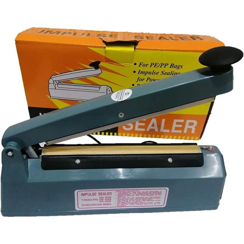 ZAMZIN Impulse Heat Sealer 16/12 Inch, 300W Plastic Bag Sealer Machine - Lightweight, 5mm Sealer Bags - Image 3