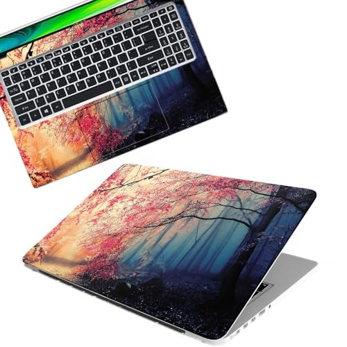 Galaxsia Scenery D16 Full Body Vinyl Laptop Skin/Sticker/Cover Upto 15.6 Inches Laptops Laminated-Removable-HD Quality Compatible for Hp-Dell-Sony-Lenovo-Asus etc.(15x10 Inches) - Image 1