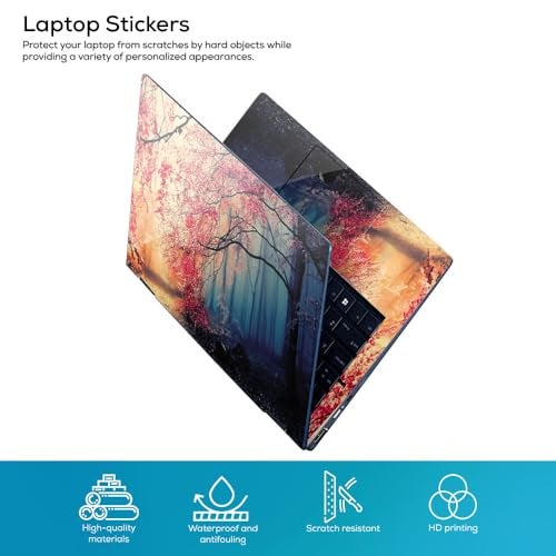 Galaxsia Scenery D16 Full Body Vinyl Laptop Skin/Sticker/Cover Upto 15.6 Inches Laptops Laminated-Removable-HD Quality Compatible for Hp-Dell-Sony-Lenovo-Asus etc.(15x10 Inches) - Image 2
