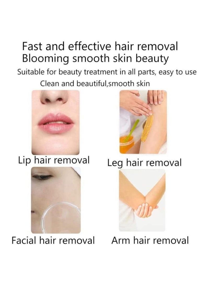 Wax Warmer, Waxing Machine for Hair Removal, Intelligent Wax Melting Machine with 4 Packs Hard Wax Beads, Hand and Foot Wax Machine, Wax Heater for Hair Removal, with LED Display - Image 5