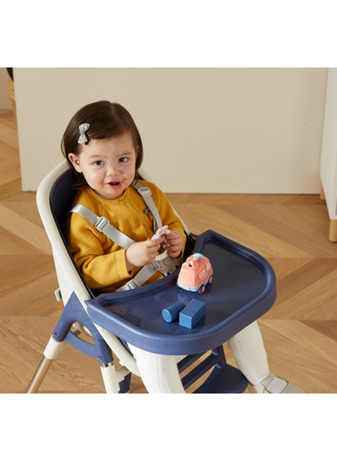 kiddoz Dining Baby High Chair - Blue  - Image 4