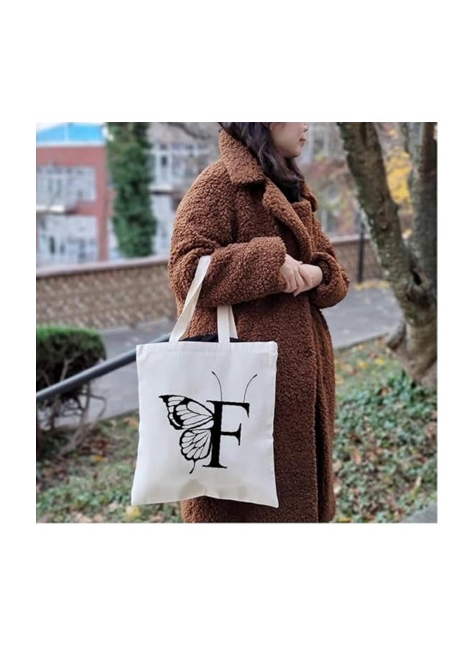 PRINTSHOP4ME Monogrammed Cotton Tote-Ideal For Sustainable Travel-Perfect For Reusable Grocery And Travel Bag-Tote Bags For Women - Image 5