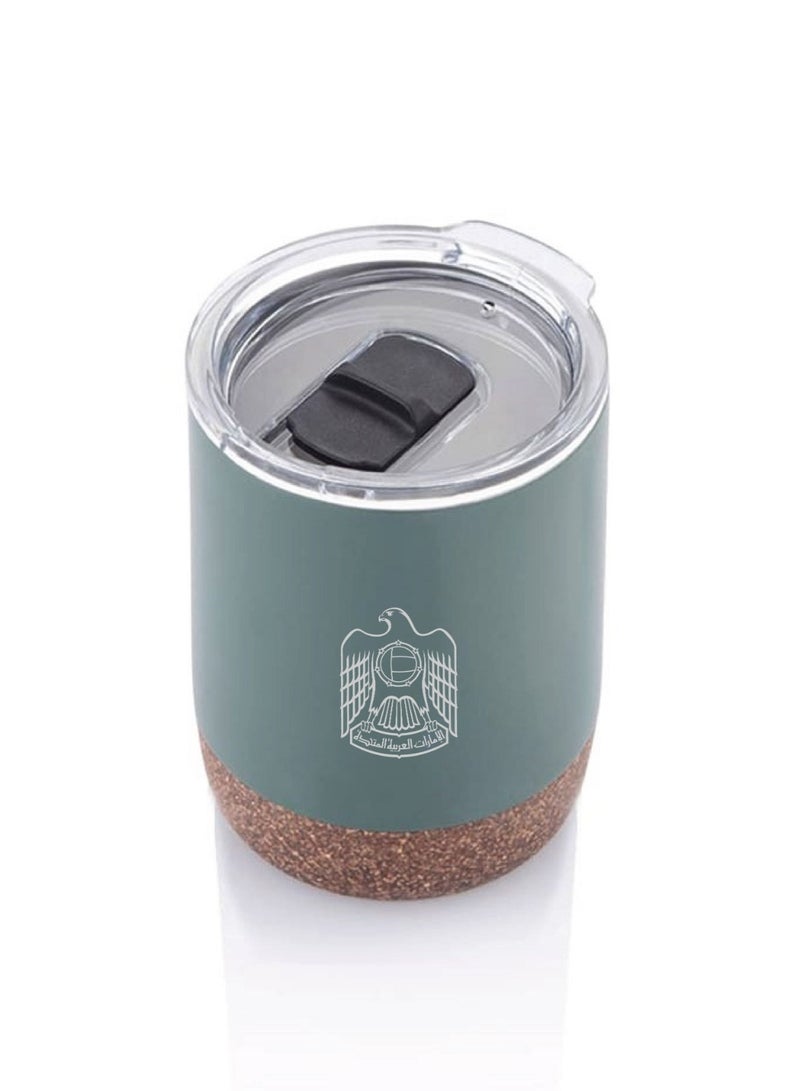 ROVATTI Pola Gouda Mug With Cork Base Green UAE - Image 1