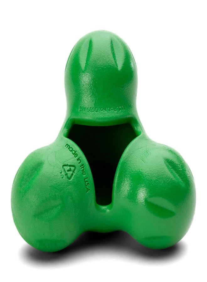 ويست باو لعبة مضغ متينة للكلاب من ويست باو توكس مع موزع مكافآت، مثالية للكلاب ذات الأنف القصير والكلاب التي تمضغ بقوة - تصميم تفاعلي قوي لإثراء التدريب واللعب - صنع في الولايات المتحدة الأمريكية، آمنة للغسل في غسالة الصحون - لون أخضر كلوفر - Image 2