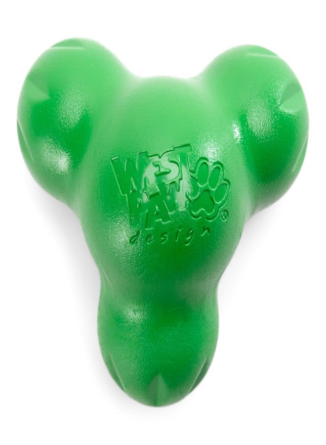 ويست باو لعبة مضغ متينة للكلاب من ويست باو توكس مع موزع مكافآت، مثالية للكلاب ذات الأنف القصير والكلاب التي تمضغ بقوة - تصميم تفاعلي قوي لإثراء التدريب واللعب - صنع في الولايات المتحدة الأمريكية، آمنة للغسل في غسالة الصحون - لون أخضر كلوفر - Image 3