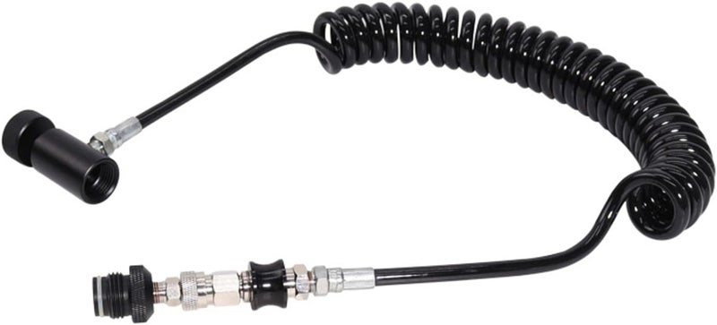 TUXING Heavy Duty Paintball Tank Remote Coil Remote Line for HPA High Pressure Air Compressed / CO2 Tanks with O-Ring and Protection Cap,G1/2-14 - Image 4